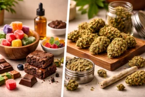 edibles vs flower