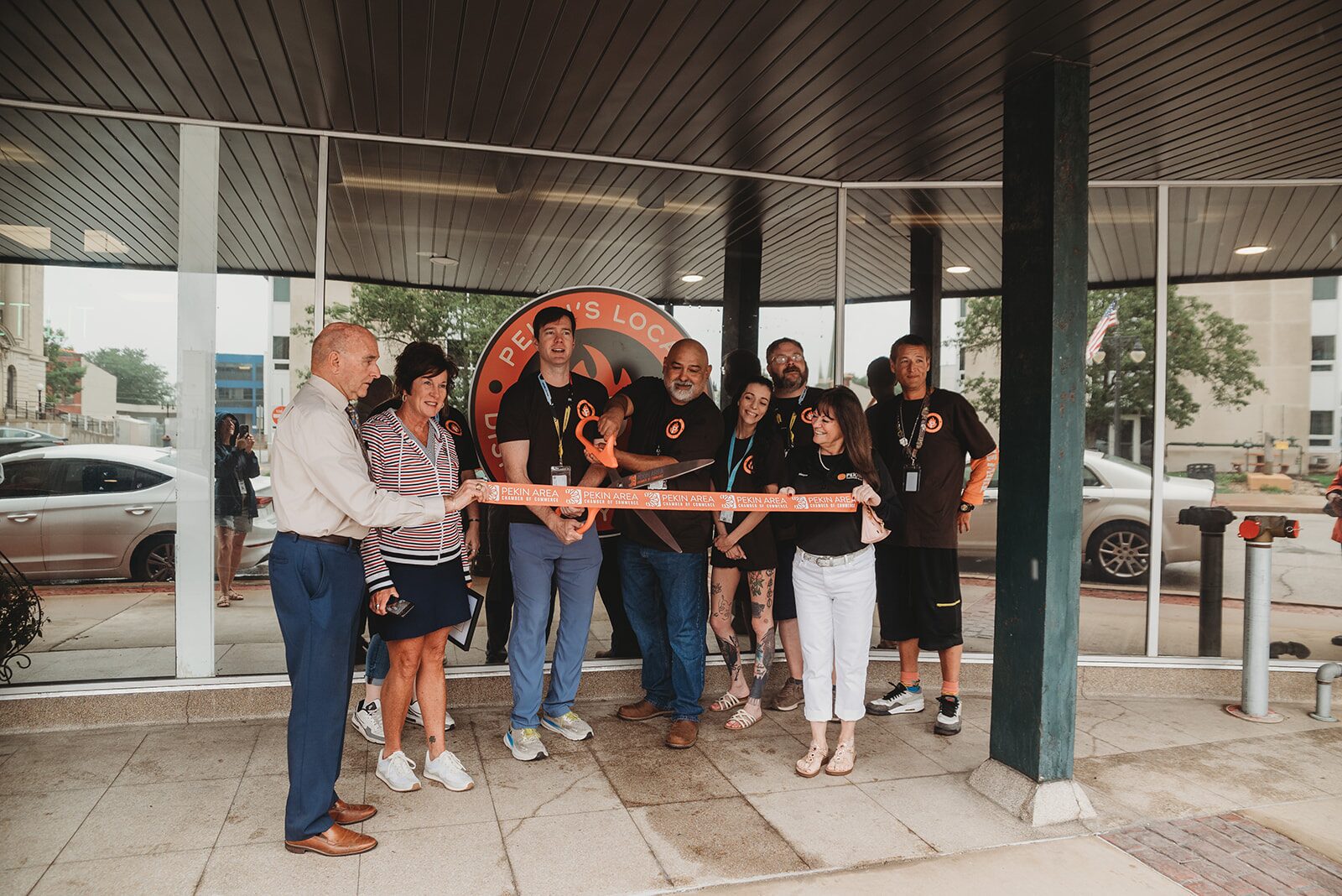 Ribbon-cutting at Pekin's Local Dispensary with the Pekin Area Chamber of Commerce, Pekin IL